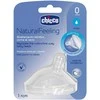 CHICCO Silikoninis čiulptukas "NATURAL FEELING", 0M+