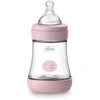"Chicco" buteliukas Perfect5 0M+150ml rožinis silikoninis
