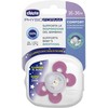 Silikoninis čiulptukas Chicco Physio 059072, rožinis, 16+ mėn, 1 vnt.