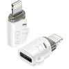 XO adapteris NB256E USB-C - Lightning baltos spalvos