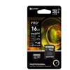 Atminties korta Platinet MicroSD 16GB (class10 UHS-III 90MB/s) + SD Adapteris