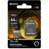 Atminties kortelė Atminties korta Platinet MicroSD 64GB (class10 UHS-III 90MB/S) + SD Adapteris