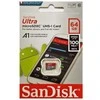 Atminties kortelė SANDISK Ultra Micro SDXC 64GB 100MB/s 10 klasė UHS-I