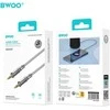 Audio adapteris Bwoo (AUX075) 3,5mm į 3,5mm (p-p) pilkas