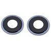 Blue iPhone 14/14 Plus kameros stikliukas su rėmeliu Mėlyna (2pcs) ORG