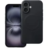Dėklas Oem Case for iPhone 16 Silicone Mag Cover compatible with MagSafe juodas