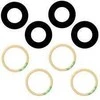 Huawei Nova 8i kameros stikliukas Juodas (only lens 4pcs) ORG