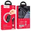 Įkroviklis automobilinis Hoco NZ2 (1xUSB;1xUSB-C; 30W) + laidas "USB-C(Type-C) to Lightning" juodas