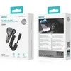 XO Įkroviklis automobilinis Bwoo (CC96L) (1xUSB, 1xUSB-C 30W) su lightning laidu juodas