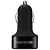 Įkroviklis automobilinis Canyon CNE-CCA06B (3xUSB 3.1A 5V) juodas
