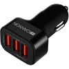 Įkroviklis automobilinis Canyon CNE-CCA06B (3xUSB 3.1A 5V) juodas