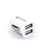 Įkroviklis automobilinis GRIFFIN su USB jungtimi (2xUSB 1A) baltas