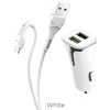 Įkroviklis automobilinis Hoco Z31 USB + "lightning" QuickCharge (3.0A) juodas