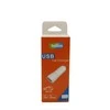 Įkroviklis automobilinis Tellos C102 su USB jungtimi 1A baltas