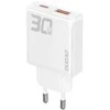 Įkroviklis Dudao (A30EU) (1xUSB-C; 1xUSB 30W) baltas