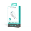 Joyroom JR-TG7 33W USB-A + USB-C sieninis įkroviklis su 60W USB-C į USB-C 1m laidu - Baltas