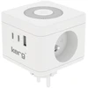 KERG SMART – 2 LIZDŲ MAITINIMO LIZDAS + USB-A+USB-C ĮKROVIKLIS + LED ŠVIESELĖ 16A/250V~ M02730