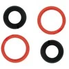iPhone 13 mini kameros stikliukas su rėmeliu Raudona (2pcs) ORG