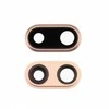 iPhone 8 Plus kameros stikliukas su rėmeliu auksinis ORG