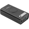 Išorinė baterija 12x Li-Ion Akyga AK-BC-05 37000mAh (2xUSB; 4xUSB-C; QC3.0 22.5W) juoda