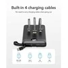 Išorinė baterija POWER BANK VEGER C10 10000mAh (USB,USB-A,Type-C,MicroUSB,lightning) juoda
