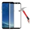 LCD apsauginis stikliukas "5D Full Glue" Samsung A8 Plus (2018) A730 lenktas juodas be įpakavimo