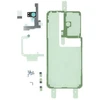 Lipdukų komplektas galiniam dangteliui Samsung G998 S21 Ultra originalus (service pack)