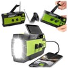 Realprices Radijo imtuvas RC-K-1394 su saulės elementu (FLASHLIGHT POWERBANK 4000mAh AM FM SOS USB)