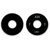 Samsung A346 A34 5G kameros stikliukas Juodas (Macro Lens) 1pcs (service pack)