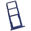 SIM kortelės laikiklis Samsung A037 A03s 2021 Mėlyna originalus (service pack)