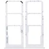 SIM kortelės laikiklis Samsung A125 A12/A127 A12S Baltas originalus (service pack)