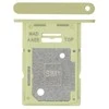 SIM kortelės laikiklis Samsung A155 A15 4G Geltona originalus (service pack)