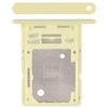 SIM kortelės laikiklis Samsung A156 A15 5G Geltona originalus (service pack)
