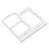 SIM kortelės laikiklis Samsung A202 A20e 2019 Baltas originalus (service pack)