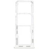 SIM kortelės laikiklis Samsung A225 A22 4G 2021 Baltas originalus (service pack)