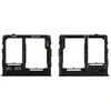 SIM kortelės laikiklis Samsung A326 A32 5G 2021 Juodas originalus (service pack)