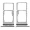 SIM kortelės laikiklis Samsung A346 A34 5G 2023 Sidabrinis originalus (service pack)