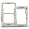 SIM kortelės laikiklis Samsung A415 A41 2020 Prism Crush Baltas ORG