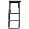 SIM kortelės laikiklis Samsung A505 A50 2019 Prism Crush Juodas originalus (service pack)