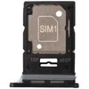 SIM kortelės laikiklis Samsung A536 A53 5G Awesome Juodas originalus (service pack)