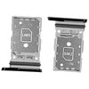 SIM kortelės laikiklis Samsung S901/S906 S22/S22 Plus Dual Phantom Juodas originalus (service pack)