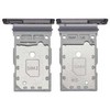 SIM kortelės laikiklis Samsung S911/S916 S23/S23 Plus Dual Juodas originalus (service pack)