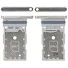 SIM kortelės laikiklis Samsung S911/S916 S23/S23 Plus Dual Kreminis originalus (service pack)