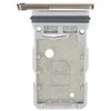 SIM kortelės laikiklis Samsung S918 S23 Ultra Dual Kreminis rusvai gelsvas originalus (service pack)