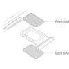 SIM kortelės laikiklis skirtas iPhone 11 DUAL SIM Raudona ORG