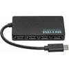USB-C šakotuvas Akyga AK-AD-52 (4xUSB) juodas