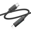 USB kabelis Hoco U127 "lightning" (27W) 1,2m juodas