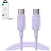 USB kabelis Joyroom (S-CL020A14) „USB-C (Type-C) - Lightning kabelis“ (20W 1.2m) violetinis