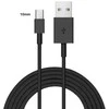 USB kabelis Type-C 10mm prailgintas Juodas HQ (1M)