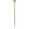 Verlo Bamboo Bambukinės maisto lazdelės, 7,2 cm, cilindro formos galais, 100 vnt.